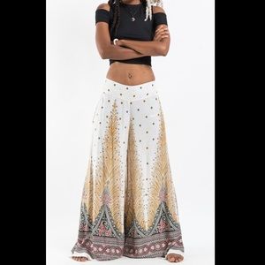 White Peacock Harem Pants, never worn